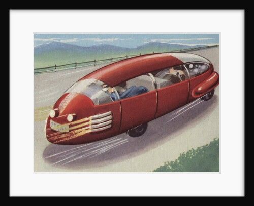 Family car in space by Anonymous
