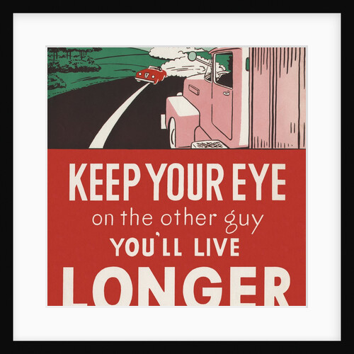 Keep your eye on the other guy, you'll live longer by Anonymous