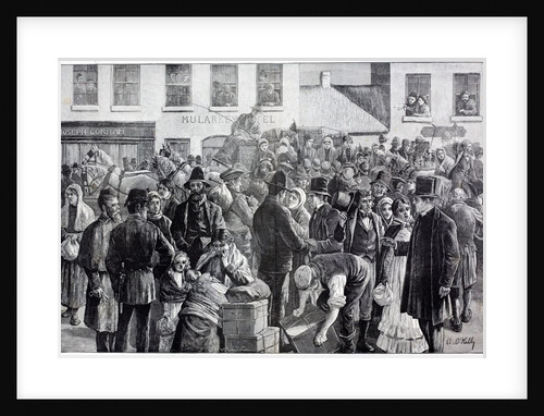 Departure of Irish emigrants for the United States by Anonymous