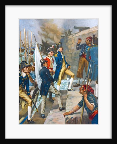 Admiral Nelson landing in Copenhagen by Anonymous