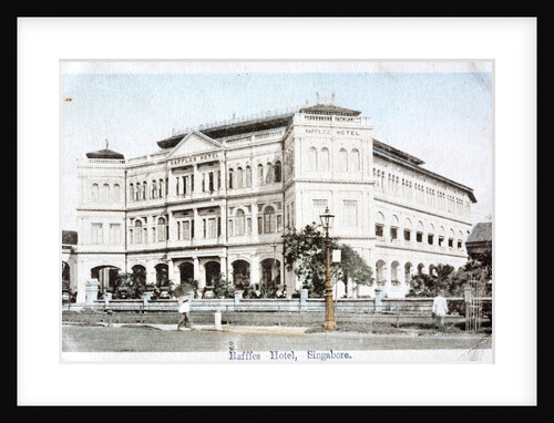 The Raffles Hotel in Singapore by Anonymous