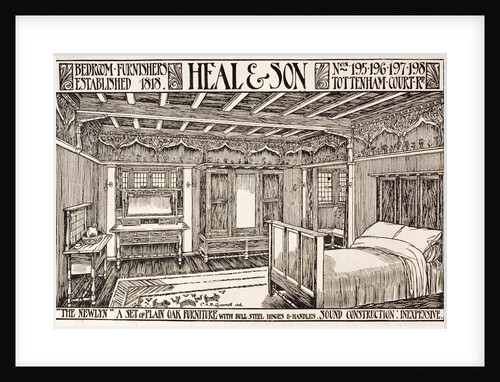 Heal & Son Arts and Crafts advertisement by Anonymous