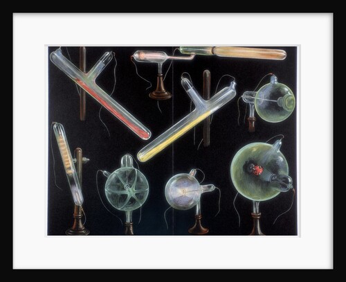Substances fluorescing in vacuum tubes by Anonymous