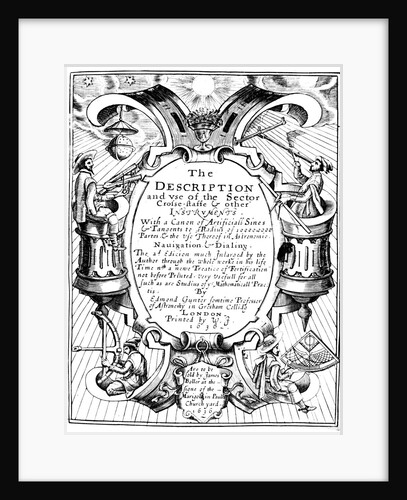 Title page from book by Edmund Gunter