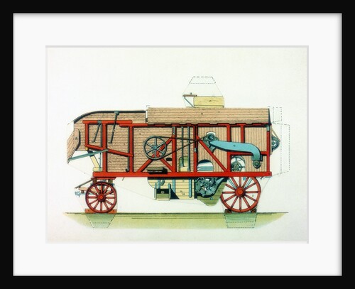 Portable threshing machine by Anonymous