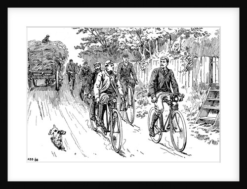 British cycle club out for a country ride by Anonymous