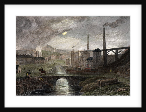 Ironworks in village of Nantyglo by Anonymous