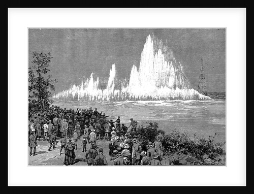 Blowing up Flood Rock by Anonymous