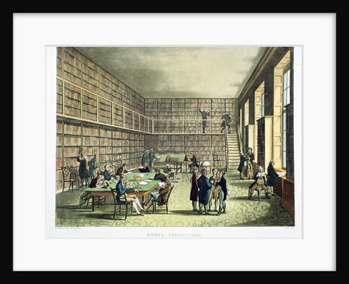 Library of the Royal Institution by Anonymous