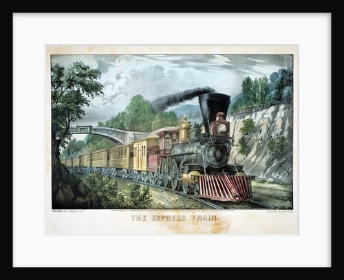 The Express Train by Currier & Ives