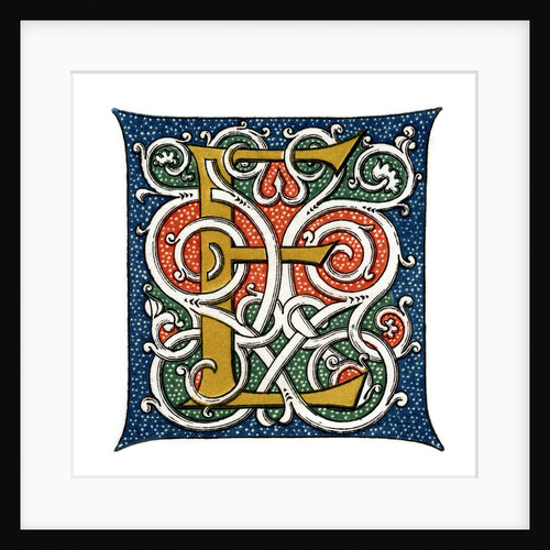 Initial letter 'E' by Anonymous