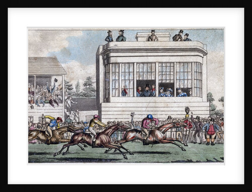 George IV and the Duke of York at The Royal Stand, Ascot by Anonymous
