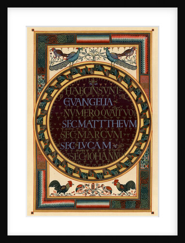 Names of the four Evangelists by Anonymous