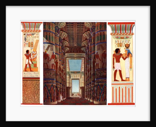 Hall of Columns in the Great Temple of Karnak by Anonymous