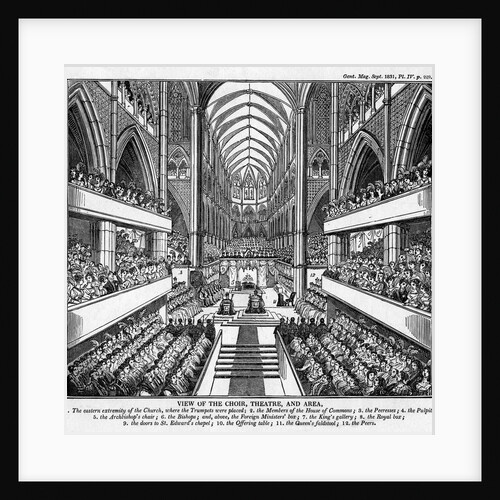 Coronation of King William IV and Queen Adelaide by Anonymous