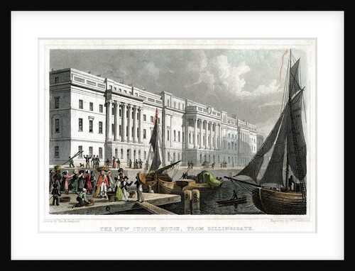 Custom House in London by Anonymous