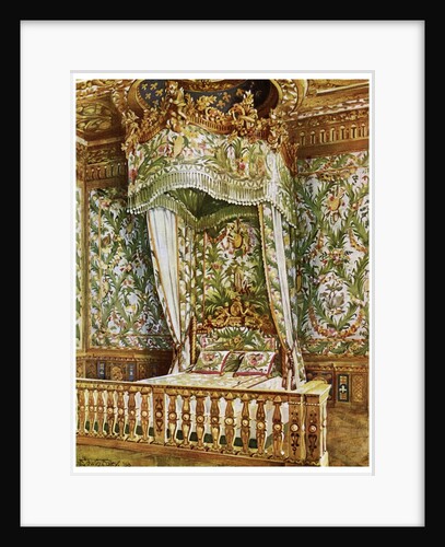 Gilt state bed of Marie Antoinette by Anonymous
