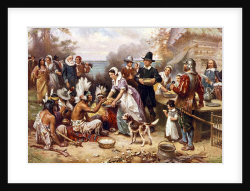 The First Thanksgiving 1621 by Anonymous