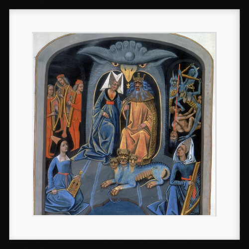 Pluto and Persephone enthroned by Anonymous