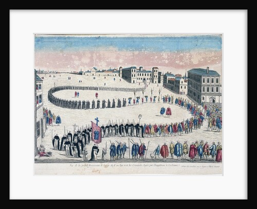 Procession of criminals sentenced by Inquisition of Lisbon by Anonymous