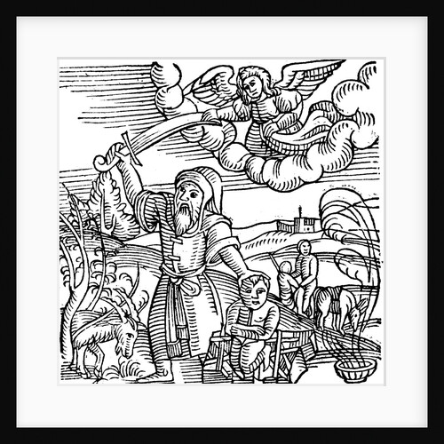 Isaac saved from sacrifice by Anonymous