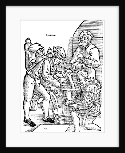 Amputation of a leg without anesthetic by Anonymous