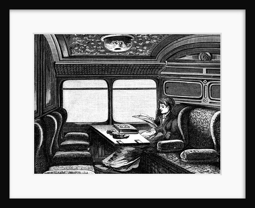 Woman passenger on Orient Express by Anonymous