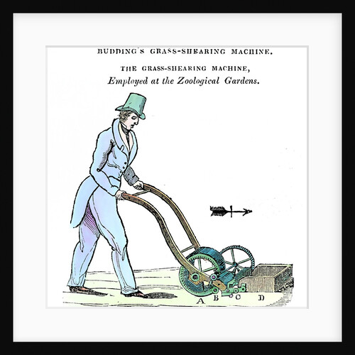 Budding's Grass-shearing Machine by Anonymous