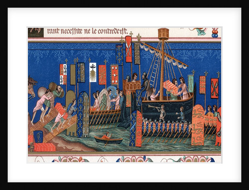 Crusaders embarking for the Holy Land by Anonymous