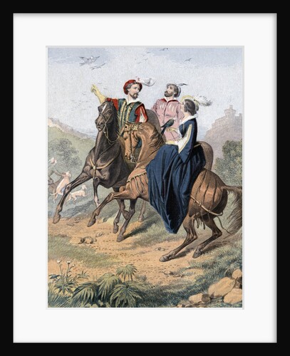 Tudor falconry by Anonymous