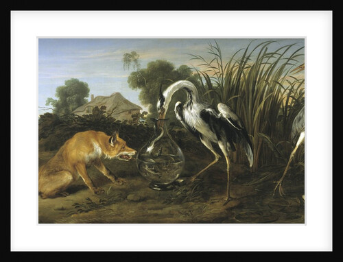 Fable of the Fox and the Heron by Frans Snyders