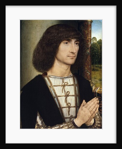 Portrait of a Young Man Praying by Hans Memling