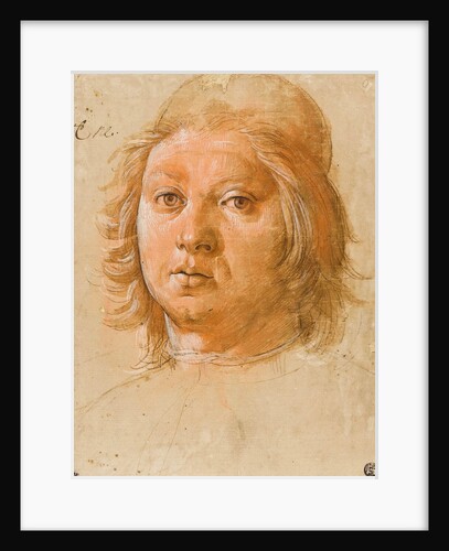Head of a Young Man Wearing a Beret by Pietro Perugino