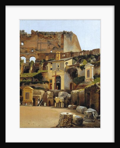 The Interior of the Colosseum in Rome by C.W. Eckersberg