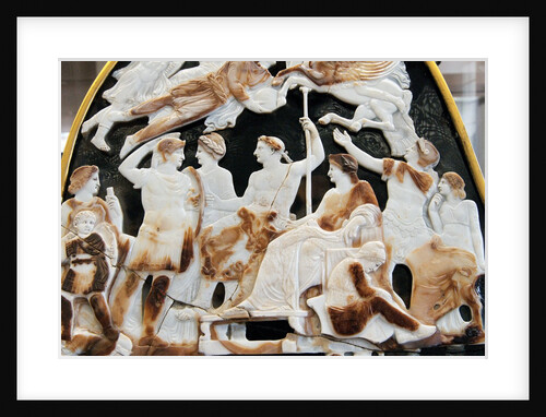 Detail of the Great Cameo of France by Anonymous