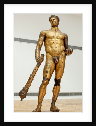 Bronze statue of Hercules by Anonymous