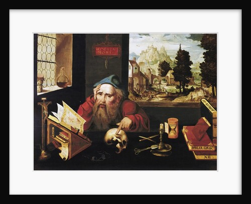 St. Jerome in his Study by Joos van Cleve