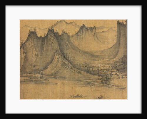 Detail of Fishermen's Evening Song by Xu Daoning