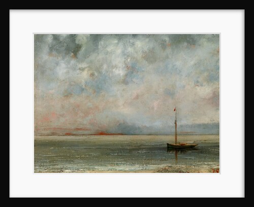 Clouds over Lake Geneva by Gustave Courbet