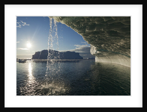 Melting Icebergs in Disko Bay by Anonymous