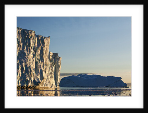 Icebergs in Disko Bay in Greenland by Anonymous