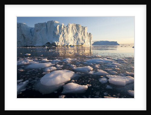 Icebergs in Disko Bay in Greenland by Anonymous