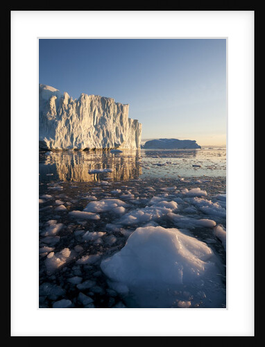Icebergs in Disko Bay in Greenland by Anonymous