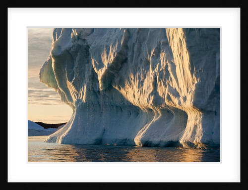 Iceberg melting in Disko Bay in Greenland by Anonymous