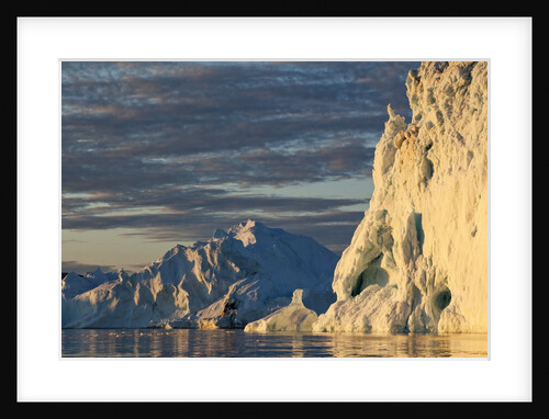 Icebergs in Disko Bay in Greenland by Anonymous
