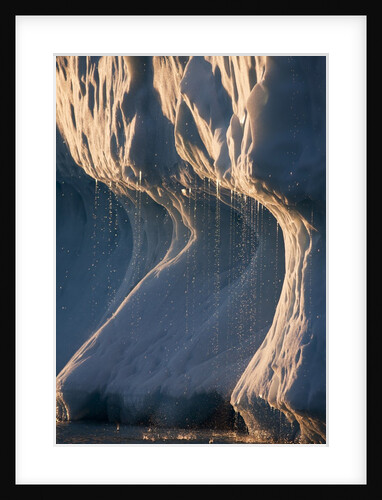 Melting iceberg in Disko Bay in Greenland by Anonymous