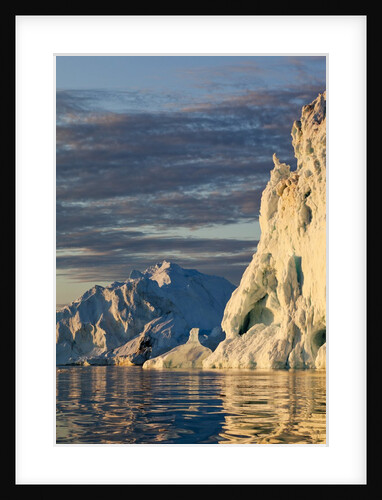 Icebergs in Disko Bay in Greenland by Anonymous