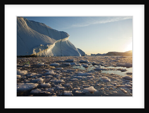Icebergs in Disko Bay in Greenland by Anonymous