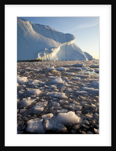 Icebergs in Disko Bay in Greenland by Anonymous