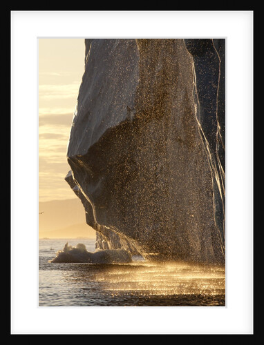Iceberg melting in Disko Bay in Greenland by Anonymous